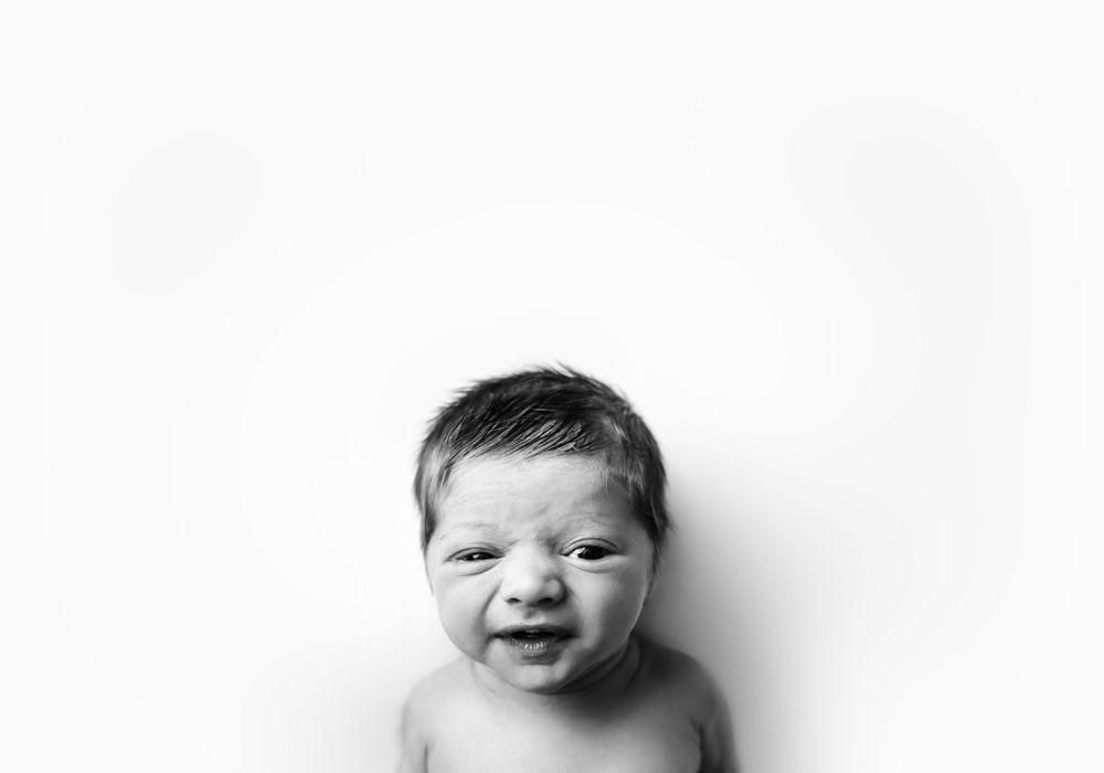 Fine-art photography newborn boy
