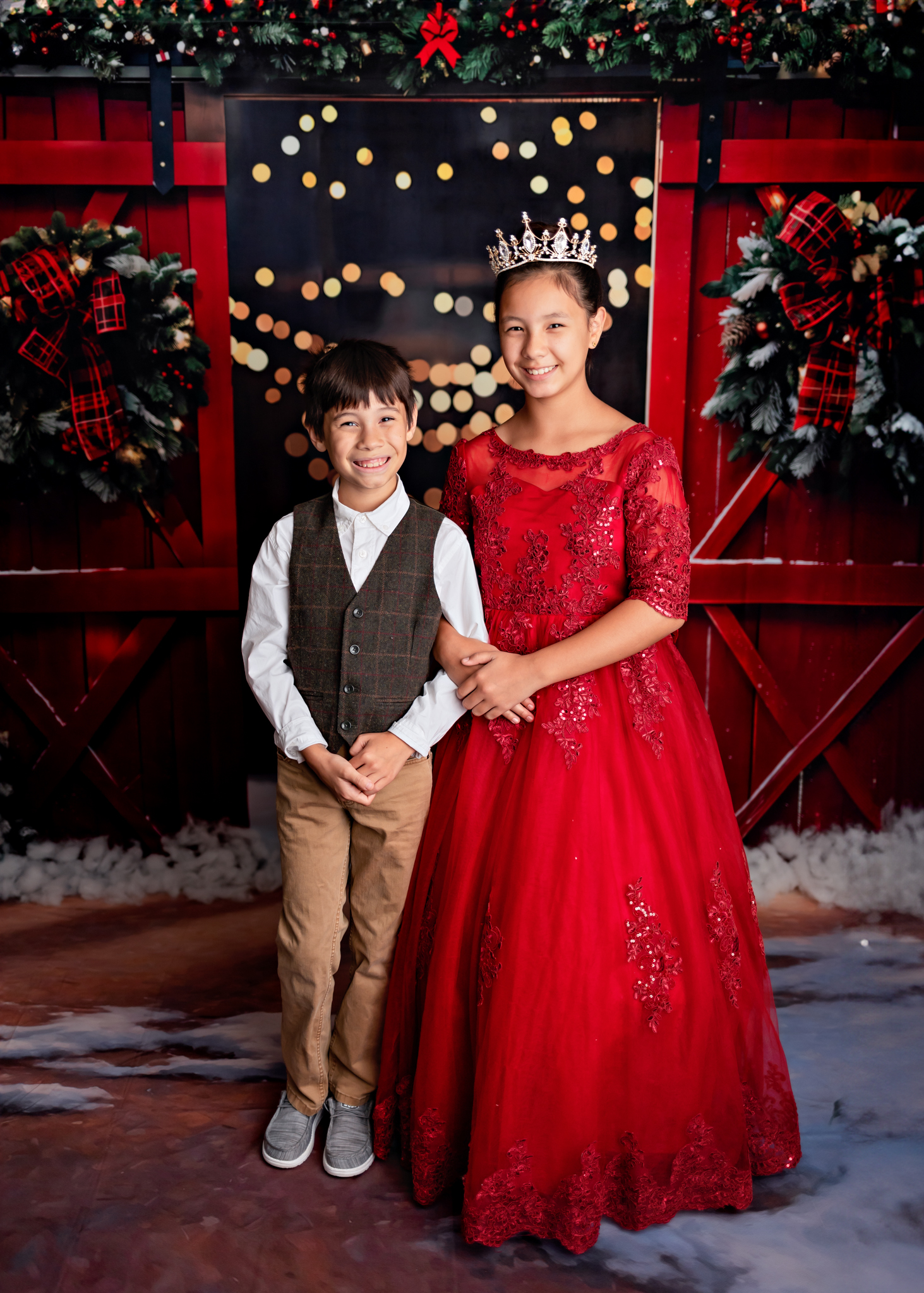 fine art Christmas session